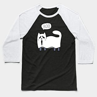 Ghost Cat Baseball T-Shirt